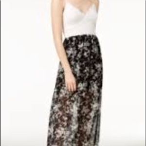 Trixxi Maxi Black and White dress NWT. Macys purchase.